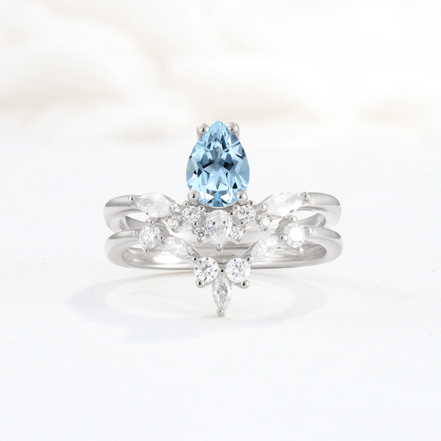 SR17113 Aquamarine Ring - Additional view