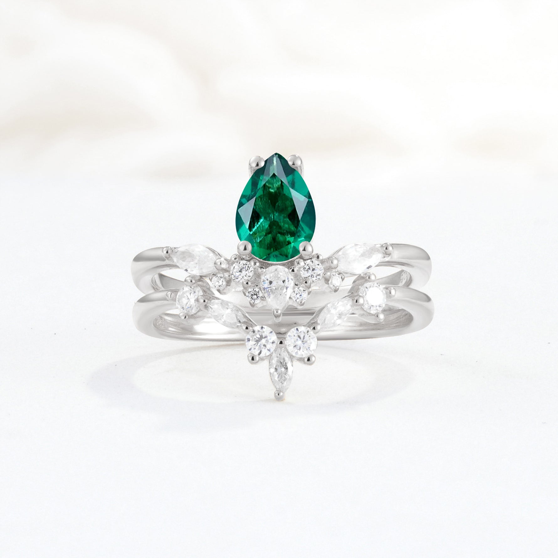 SR17113 Emerald Ring - Additional view