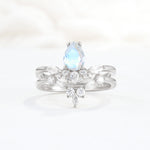SR17113 Moonstone Ring - Additional view