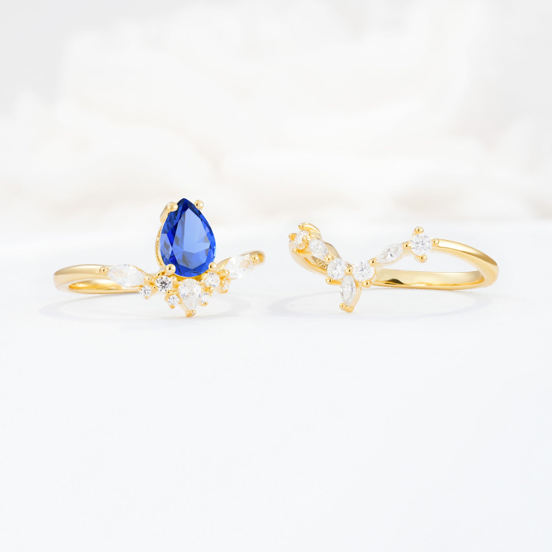 SR17113 Sapphire Ring - Additional view