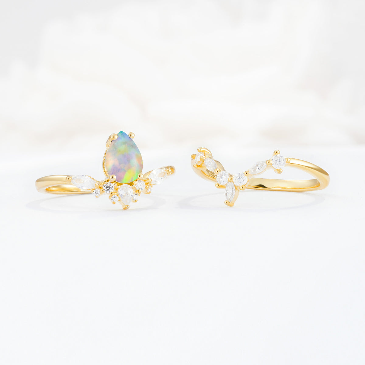 SR17113 Fire Opal Ring - Additional view