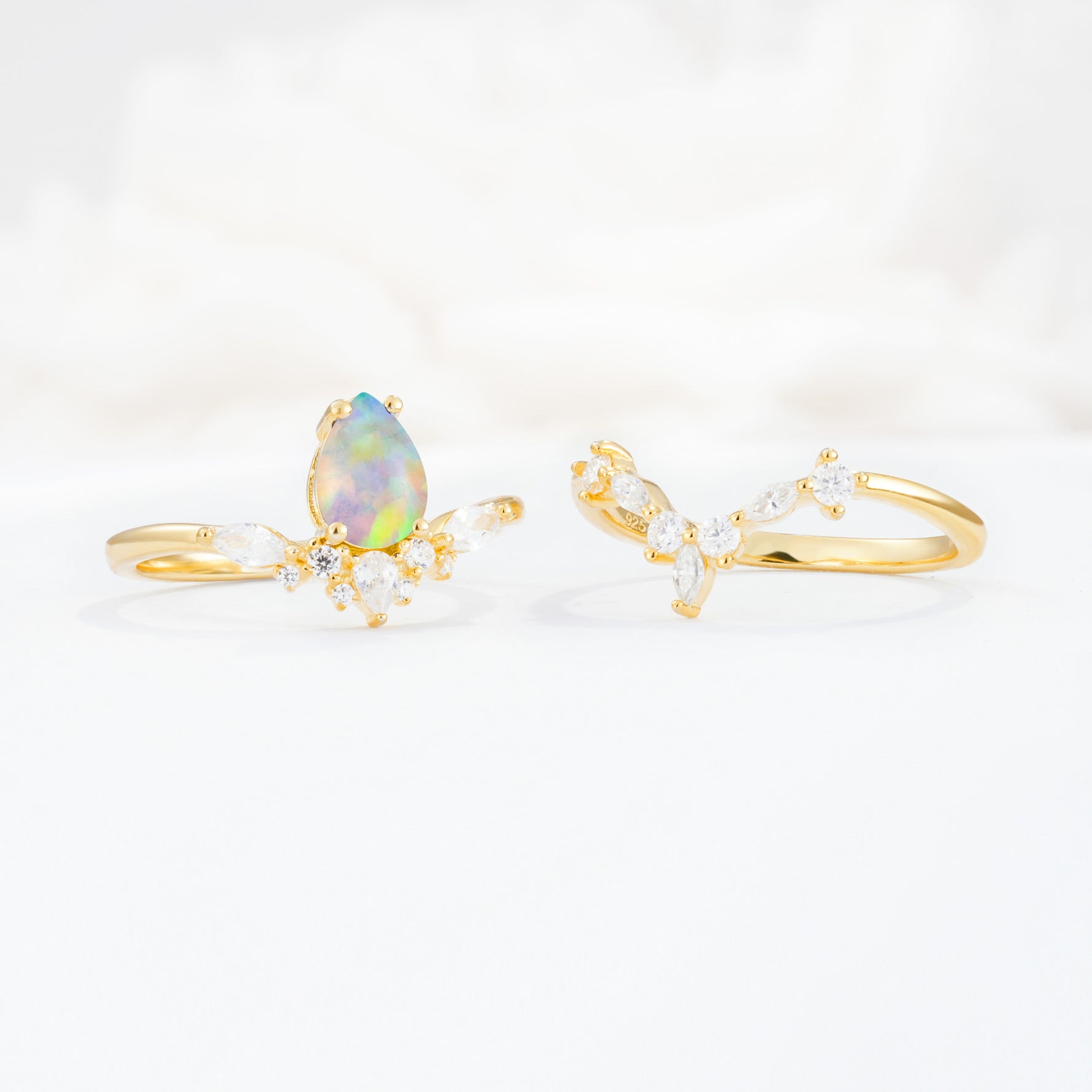 SR17113 Fire Opal Ring - Additional view