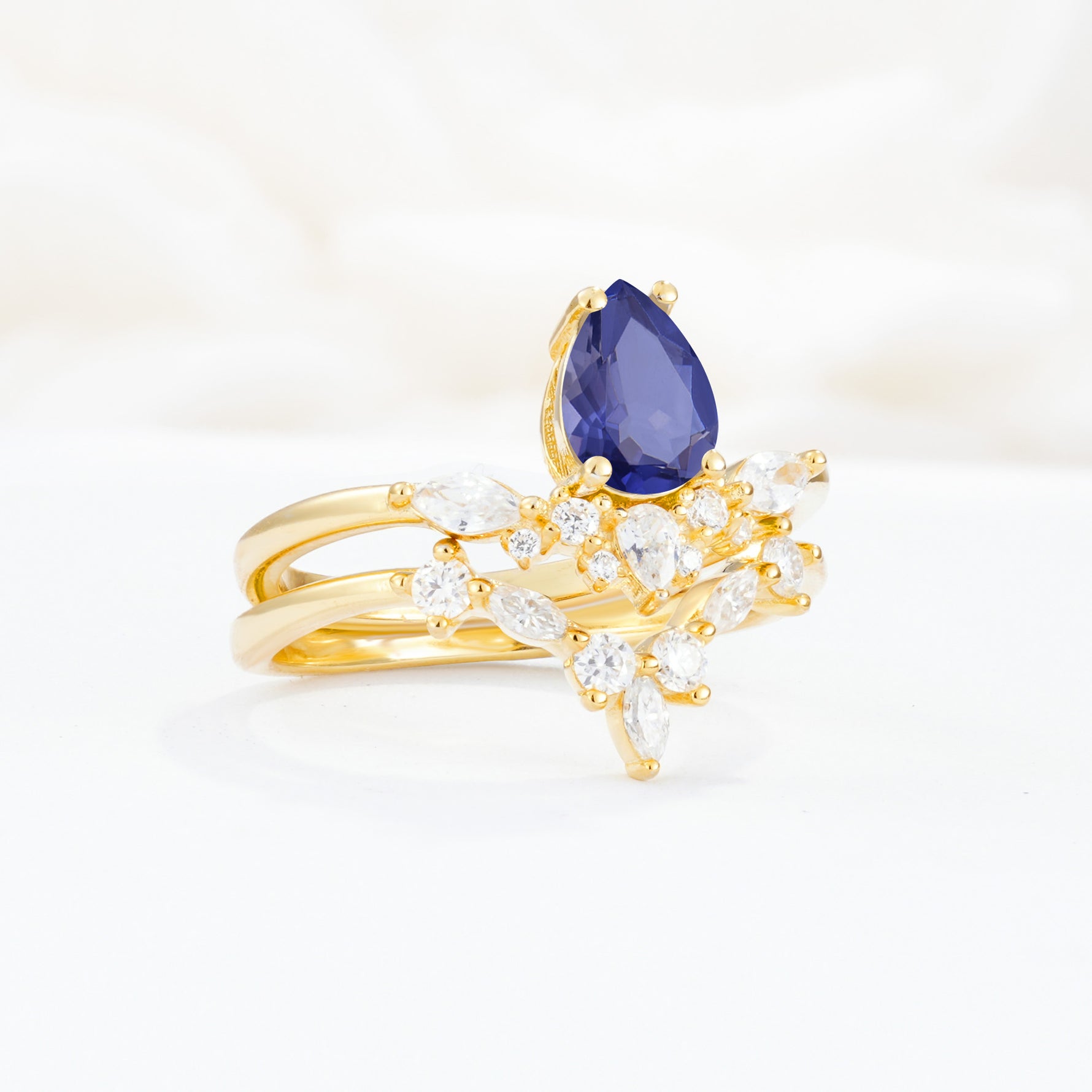 SR17113 Tanzanite Ring - White-Gold