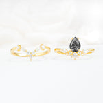 SR17113 Black Rutilated Quartz Ring - Additional view