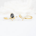 SR17113 Black Rutilated Quartz Ring - Additional view