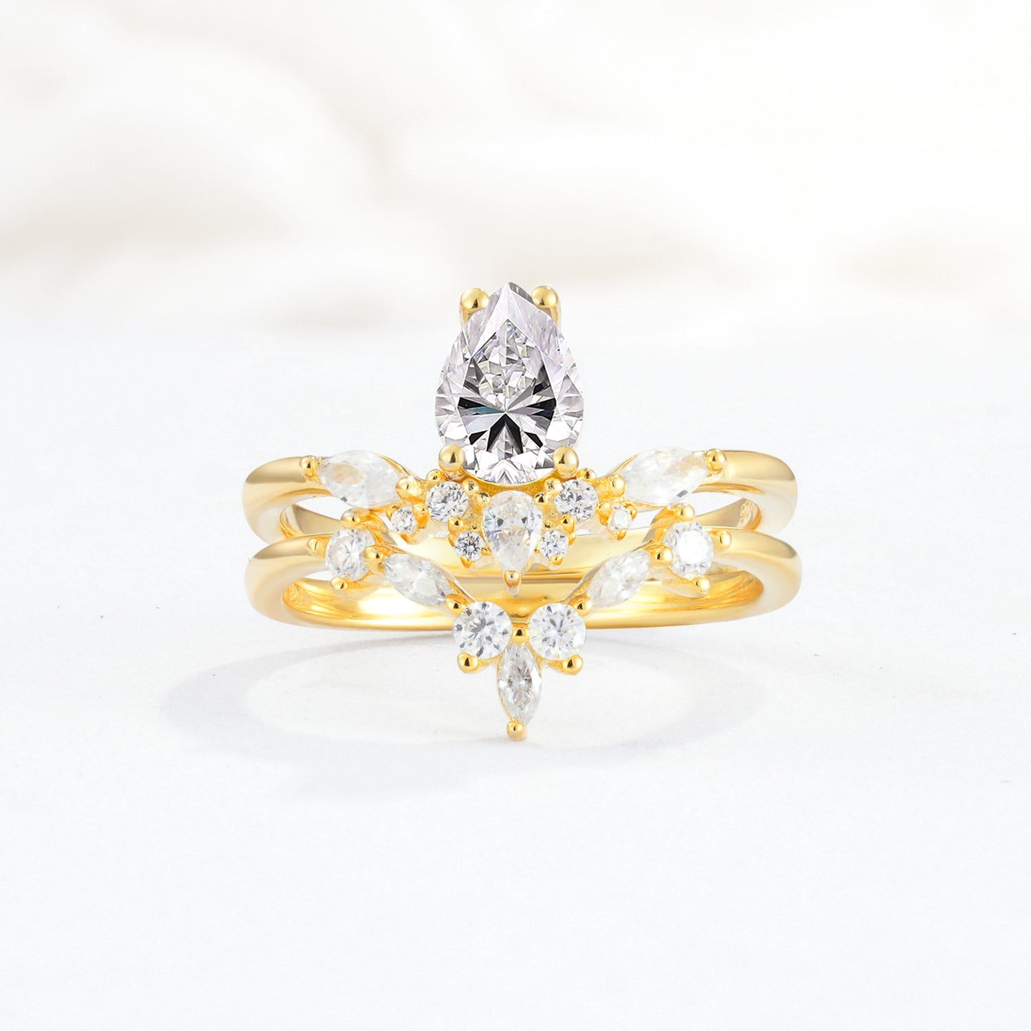 SR17113 Lab Diamond Ring - Yellow-Gold
