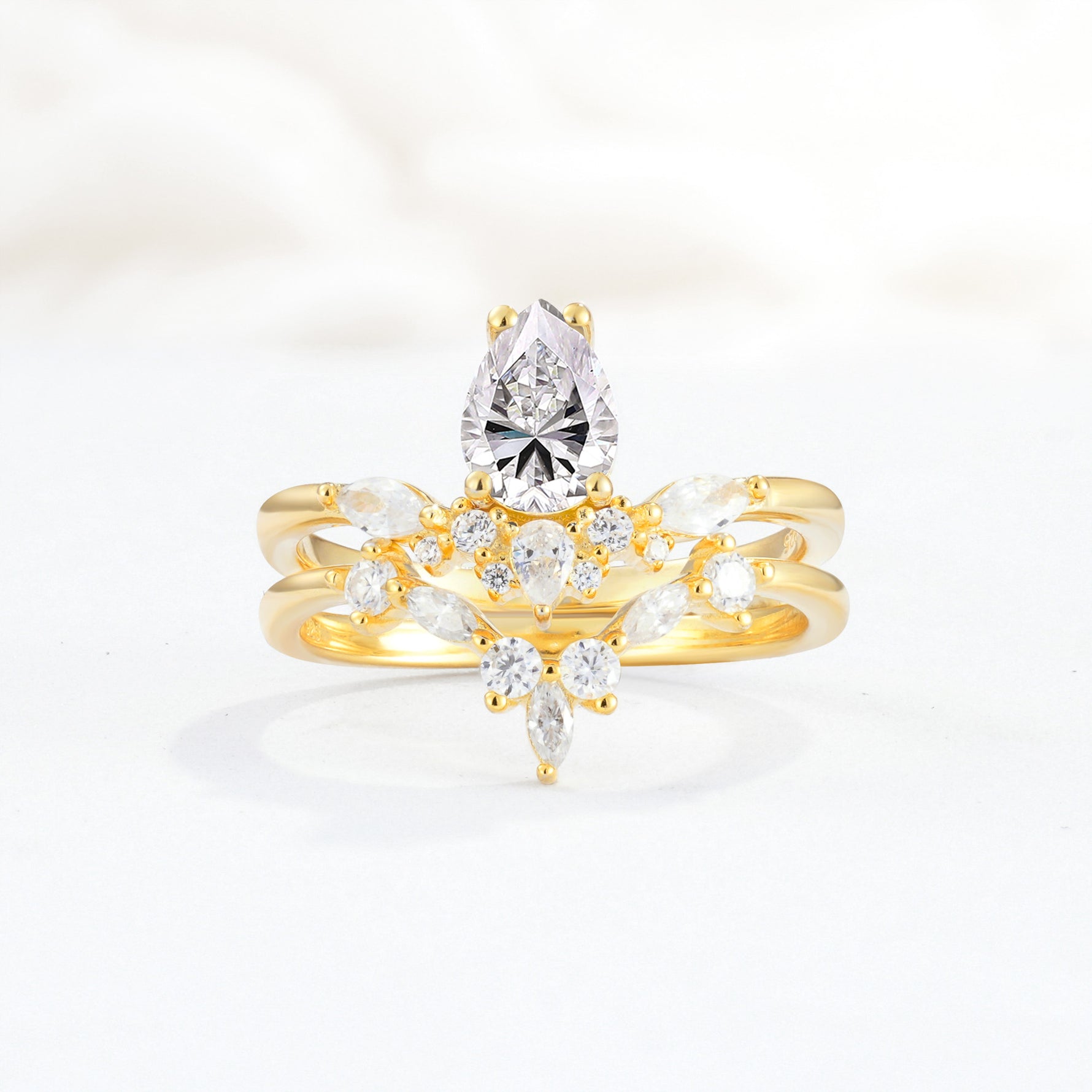 SR17113 Lab Diamond Ring - Yellow-Gold