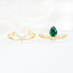 SR17113 Emerald Ring - Additional view