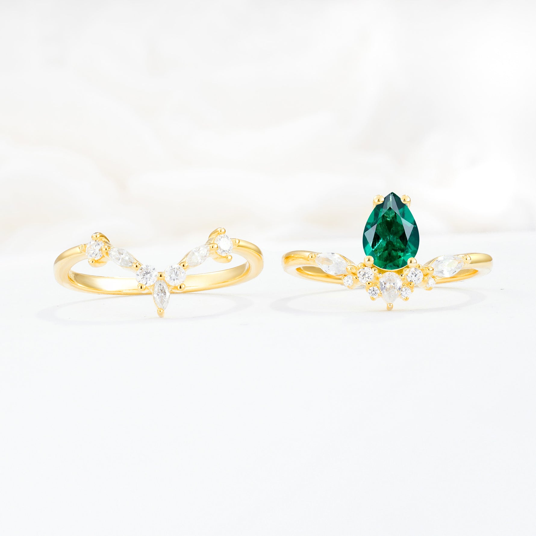 SR17113 Emerald Ring - Additional view