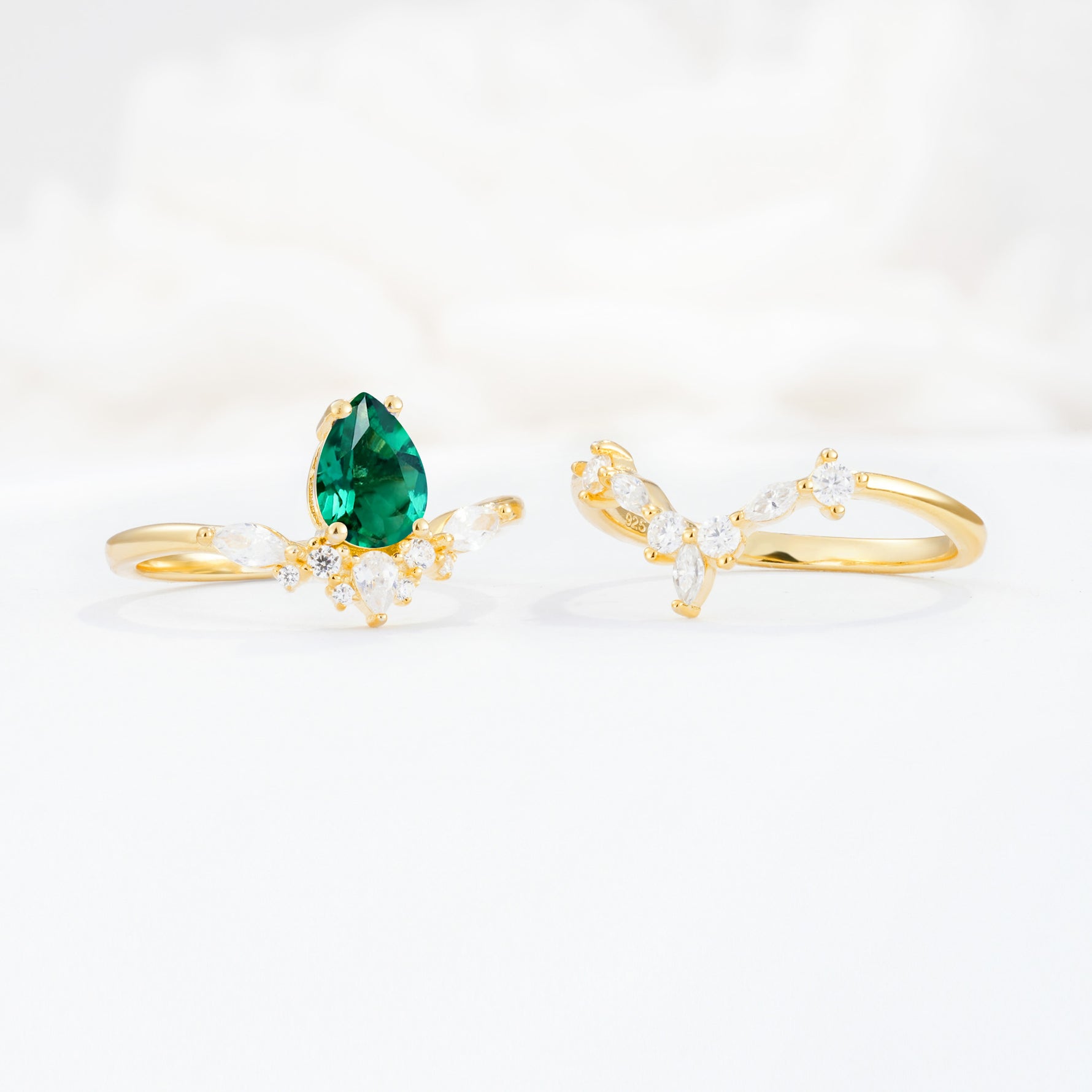 SR17113 Emerald Ring - Additional view