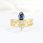 SR17113 Alexandrite Ring - Yellow-Gold
