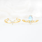 SR17113 Moonstone Ring - Additional view