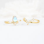 SR17113 Moonstone Ring - Additional view