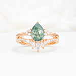 SR17115 Moss Agate Ring - Additional view