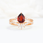 SR17115 Garnet Ring - Additional view