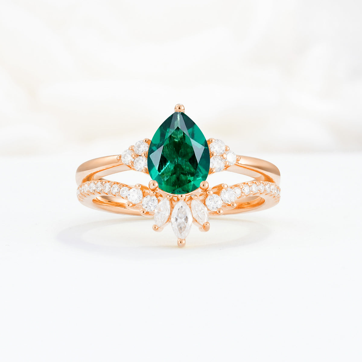 SR17115 Emerald Ring - Additional view