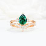 SR17115 Emerald Ring - Additional view