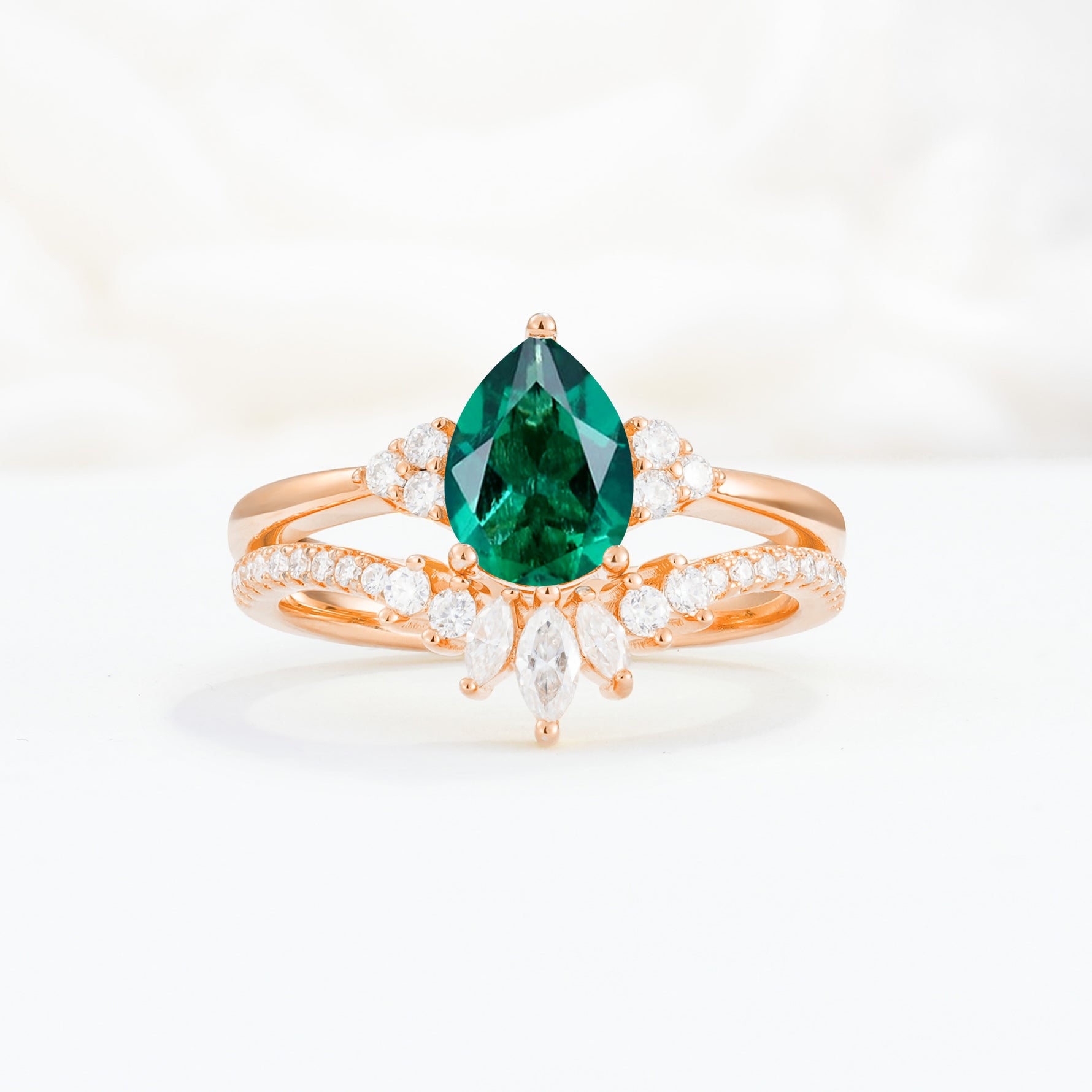 SR17115 Emerald Ring - Additional view