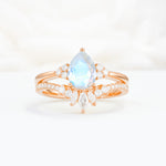 SR17115 Moonstone Ring - Additional view