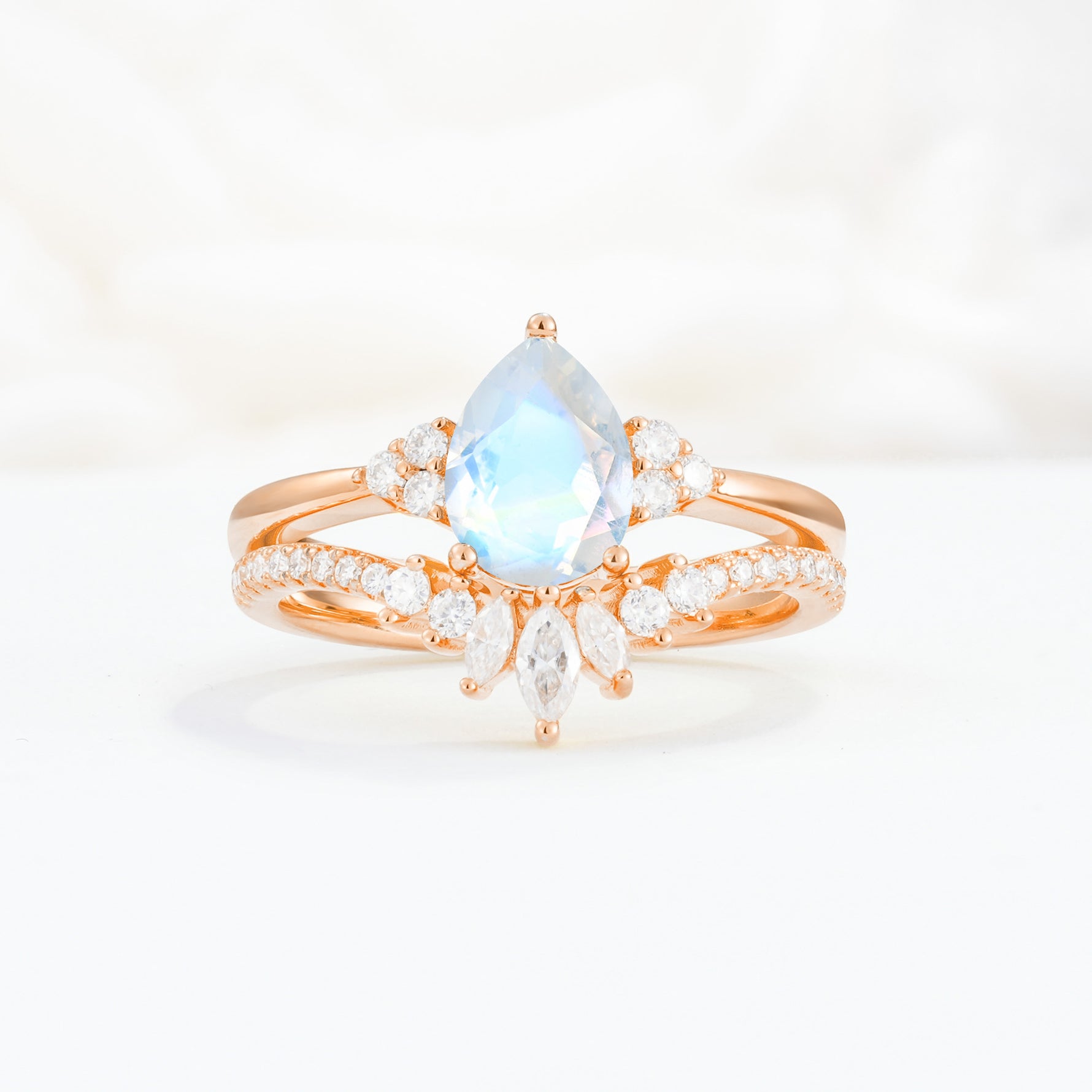SR17115 Moonstone Ring - Additional view