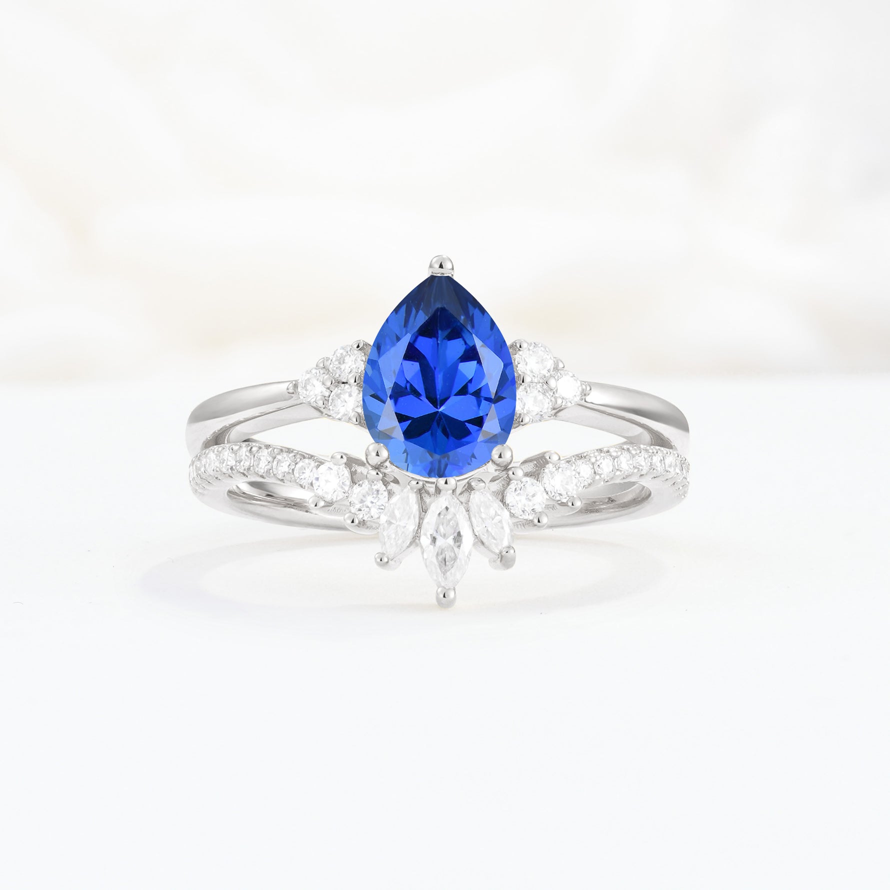 SR17115 Sapphire Ring - Additional view