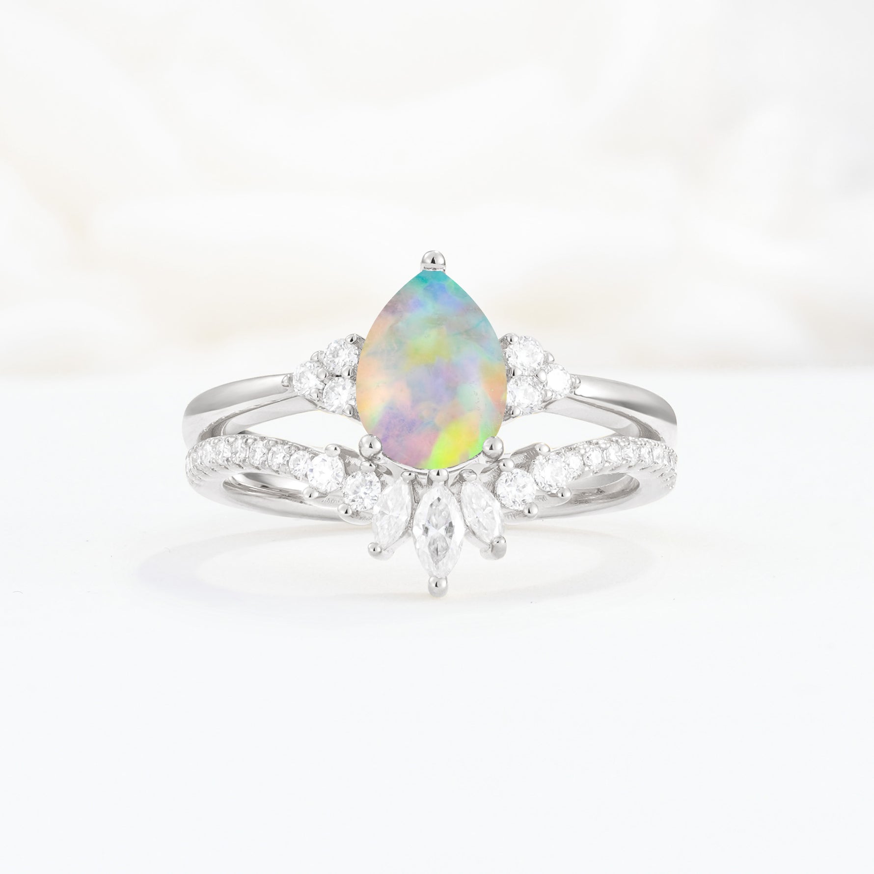 SR17115 Fire Opal Ring - Additional view