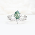 SR17115 Moss Agate Ring - Additional view