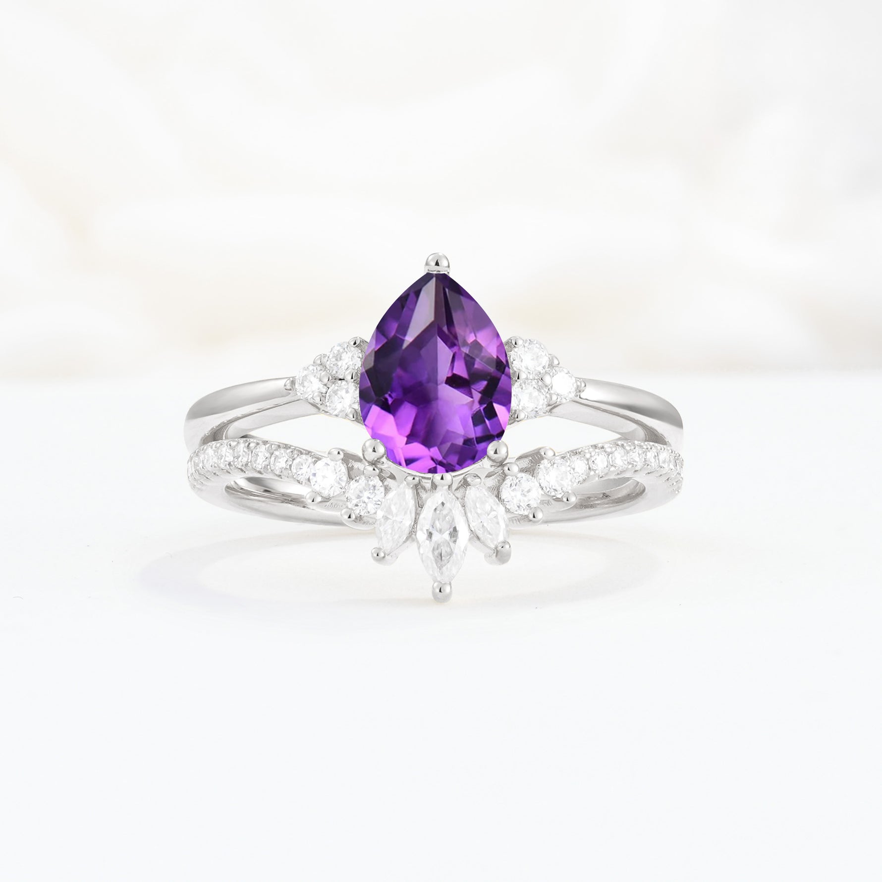 SR17115 Amethyst Ring - Additional view