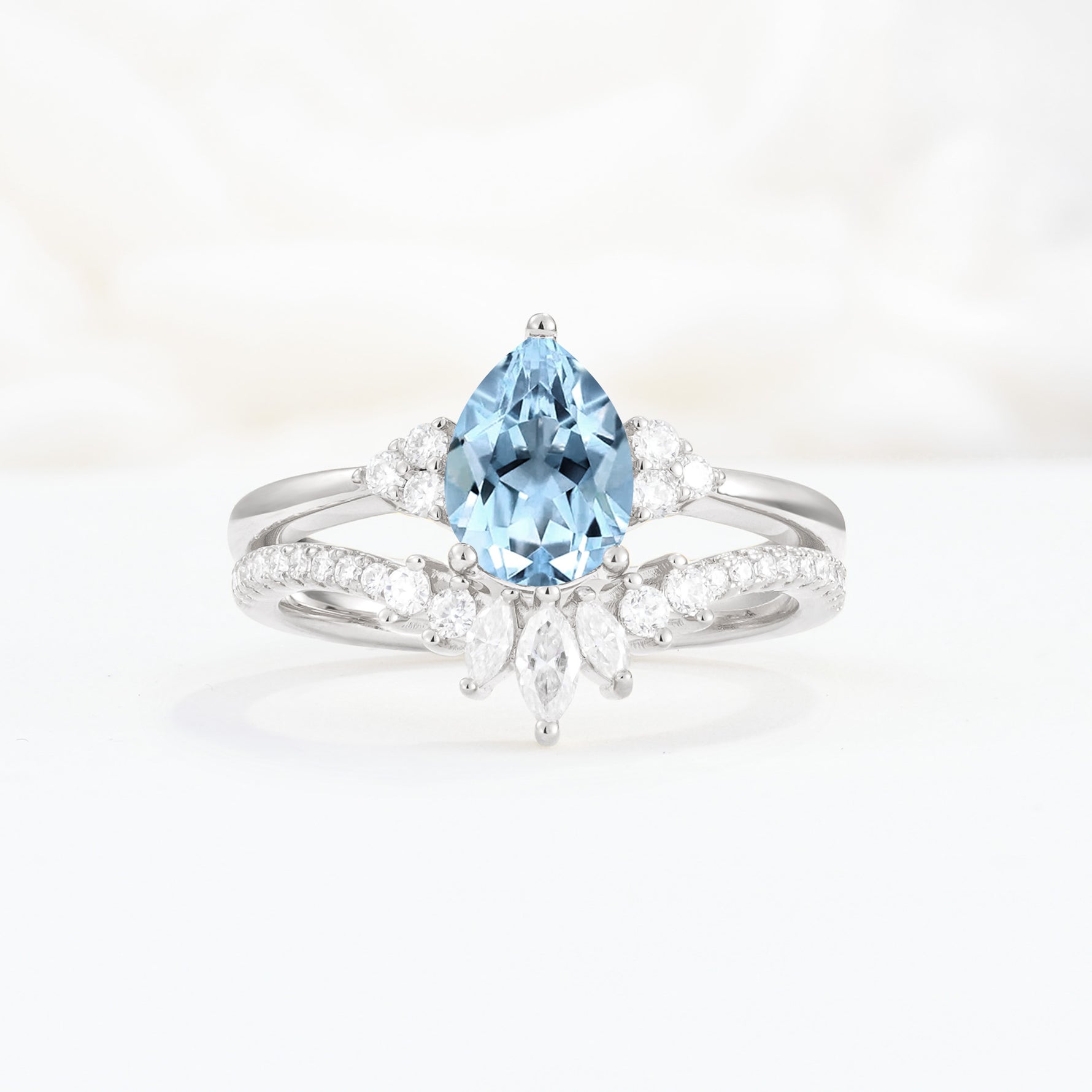 SR17115 Aquamarine Ring - Additional view