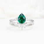 SR17115 Emerald Ring - Additional view
