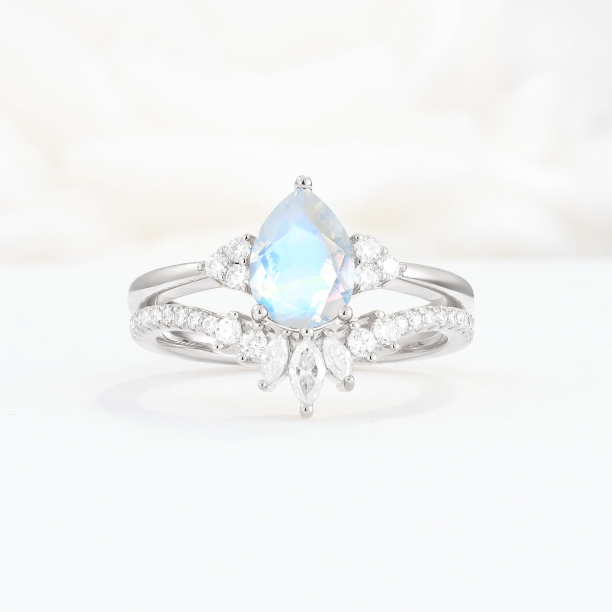 SR17115 Moonstone Ring - Additional view