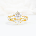 SR17115 Moissanite Ring - Yellow-Gold