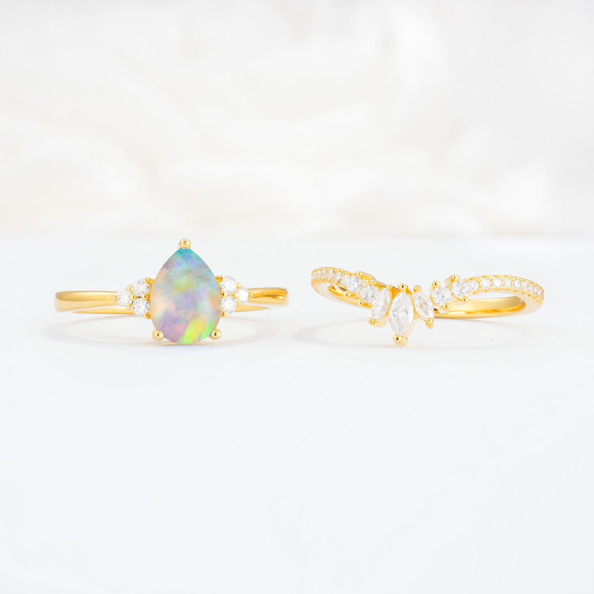 SR17115 Fire Opal Ring - Additional view