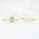 SR17115 Fire Opal Ring - Additional view