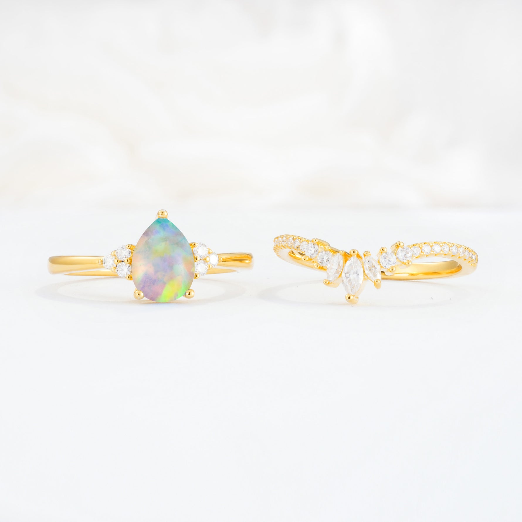 SR17115 Fire Opal Ring - Additional view