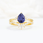 SR17115 Tanzanite Ring - Yellow-Gold