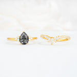 SR17115 Black Rutilated Quartz Ring - Additional view