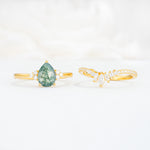 SR17115 Moss Agate Ring - Additional view
