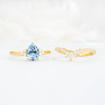 SR17115 Aquamarine Ring - Additional view