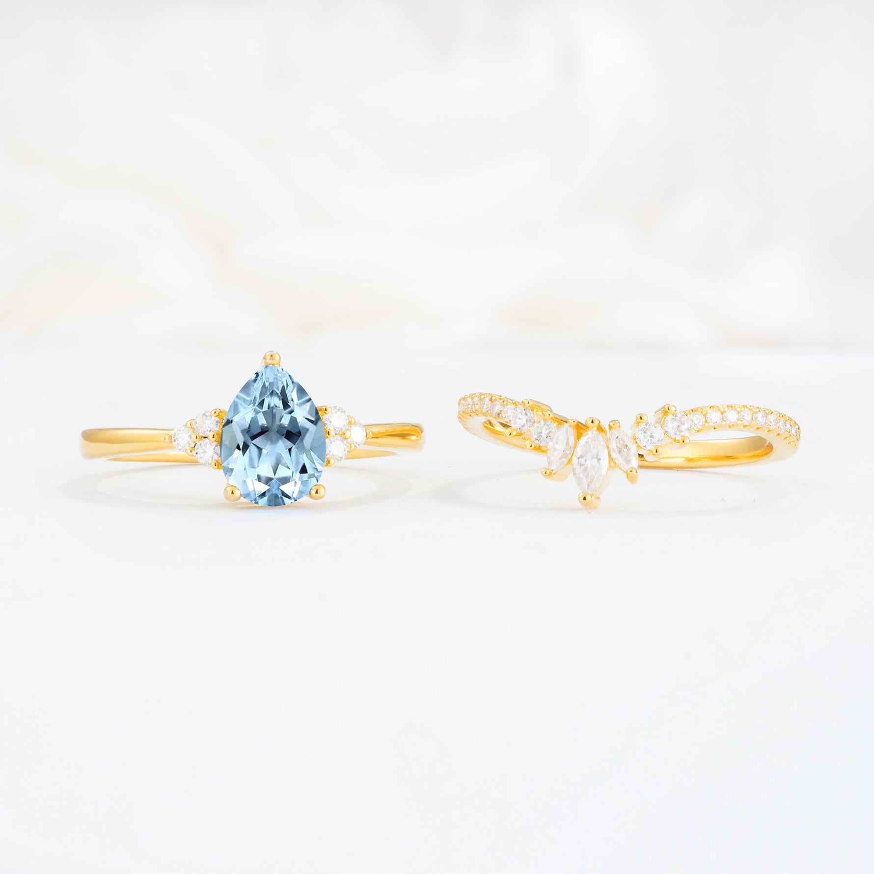 SR17115 Aquamarine Ring - Additional view