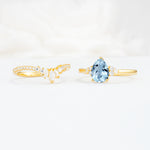 SR17115 Aquamarine Ring - Additional view