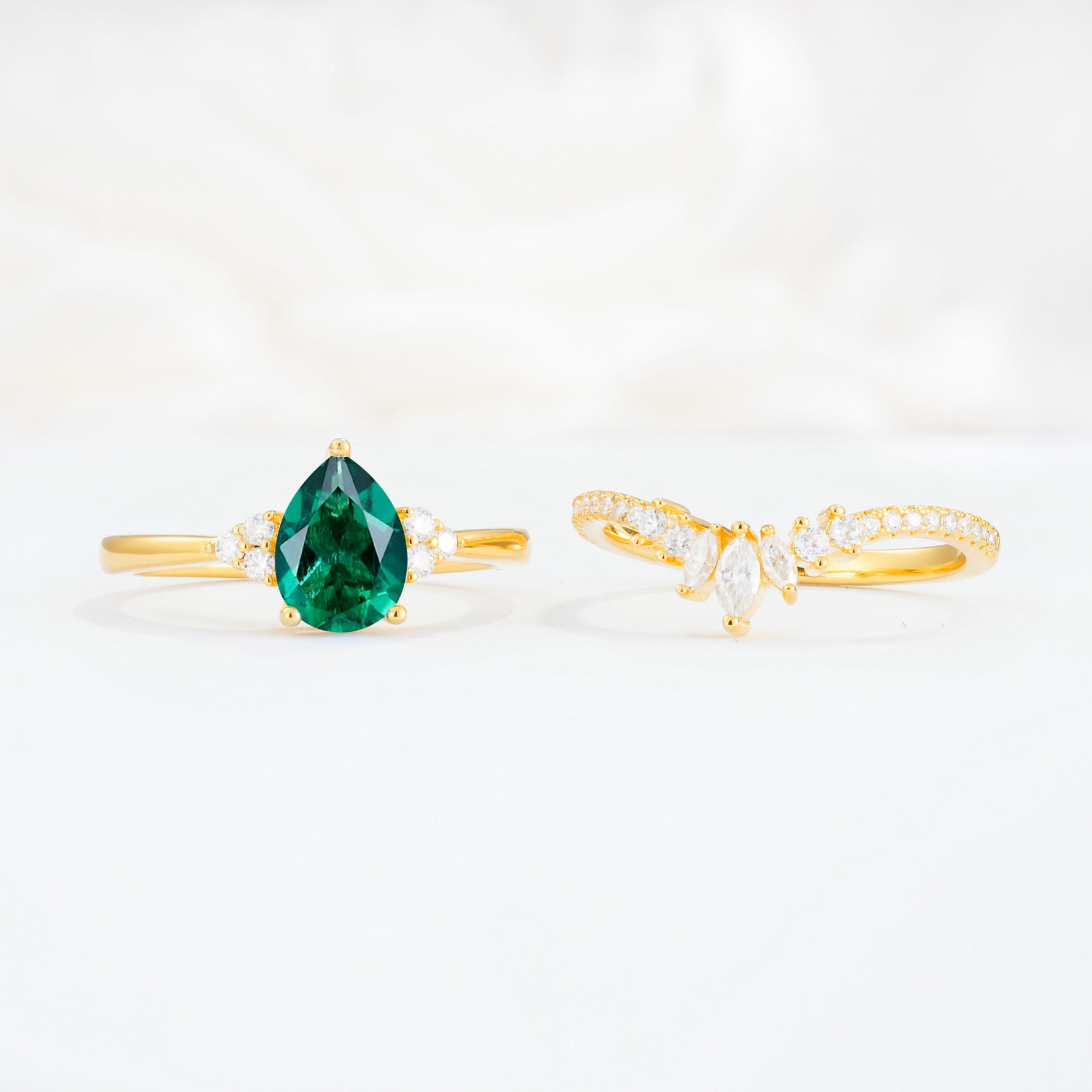 SR17115 Emerald Ring - Additional view