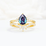 SR17115 Alexandrite Ring - Yellow-Gold