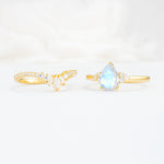 SR17115 Moonstone Ring - Additional view