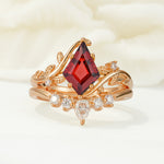 SR17116 Garnet Ring - Additional view