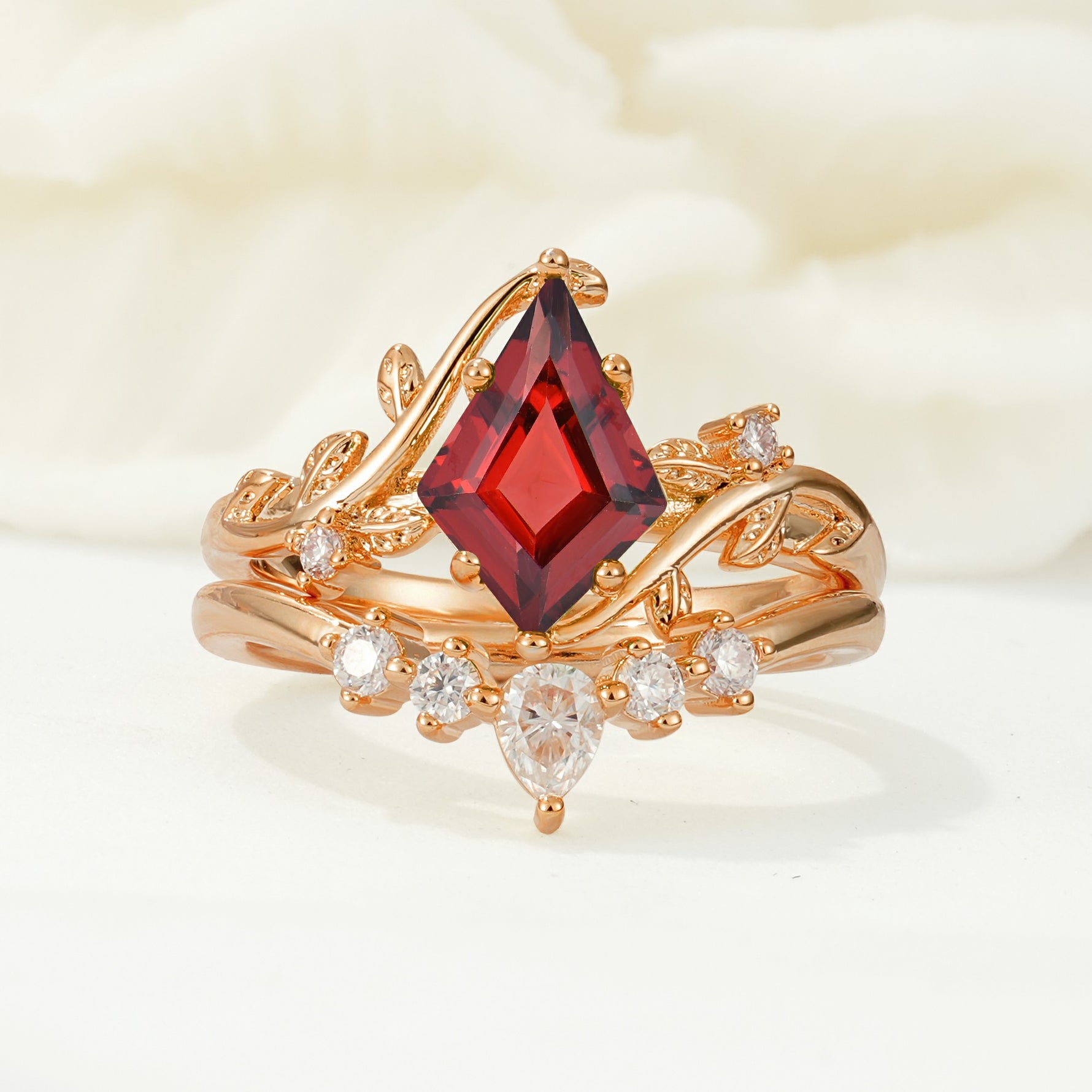 SR17116 Garnet Ring - Additional view