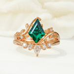 SR17116 Emerald Ring - Additional view