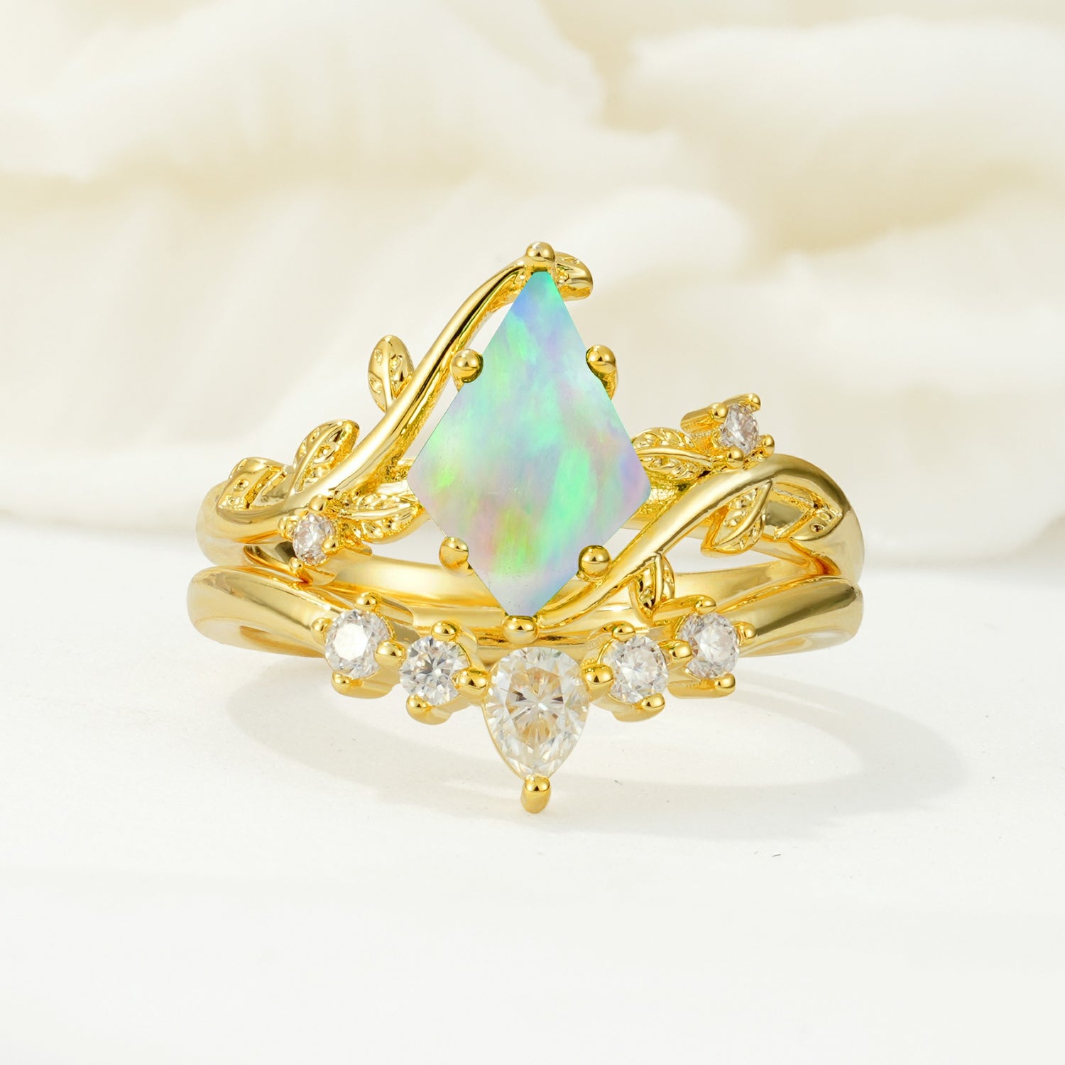 SR17116 Fire Opal Ring - Additional view