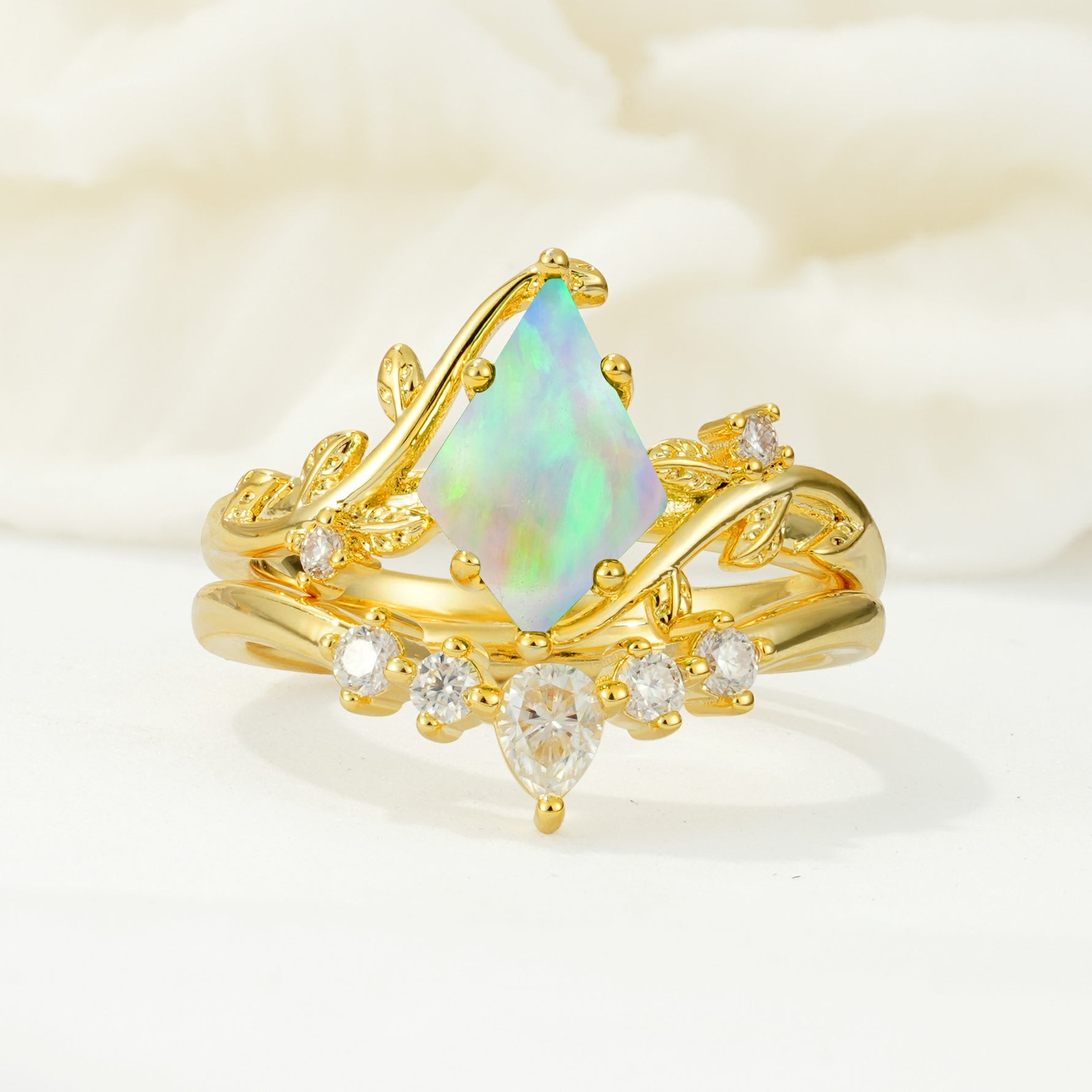SR17116 Fire Opal Ring - Additional view