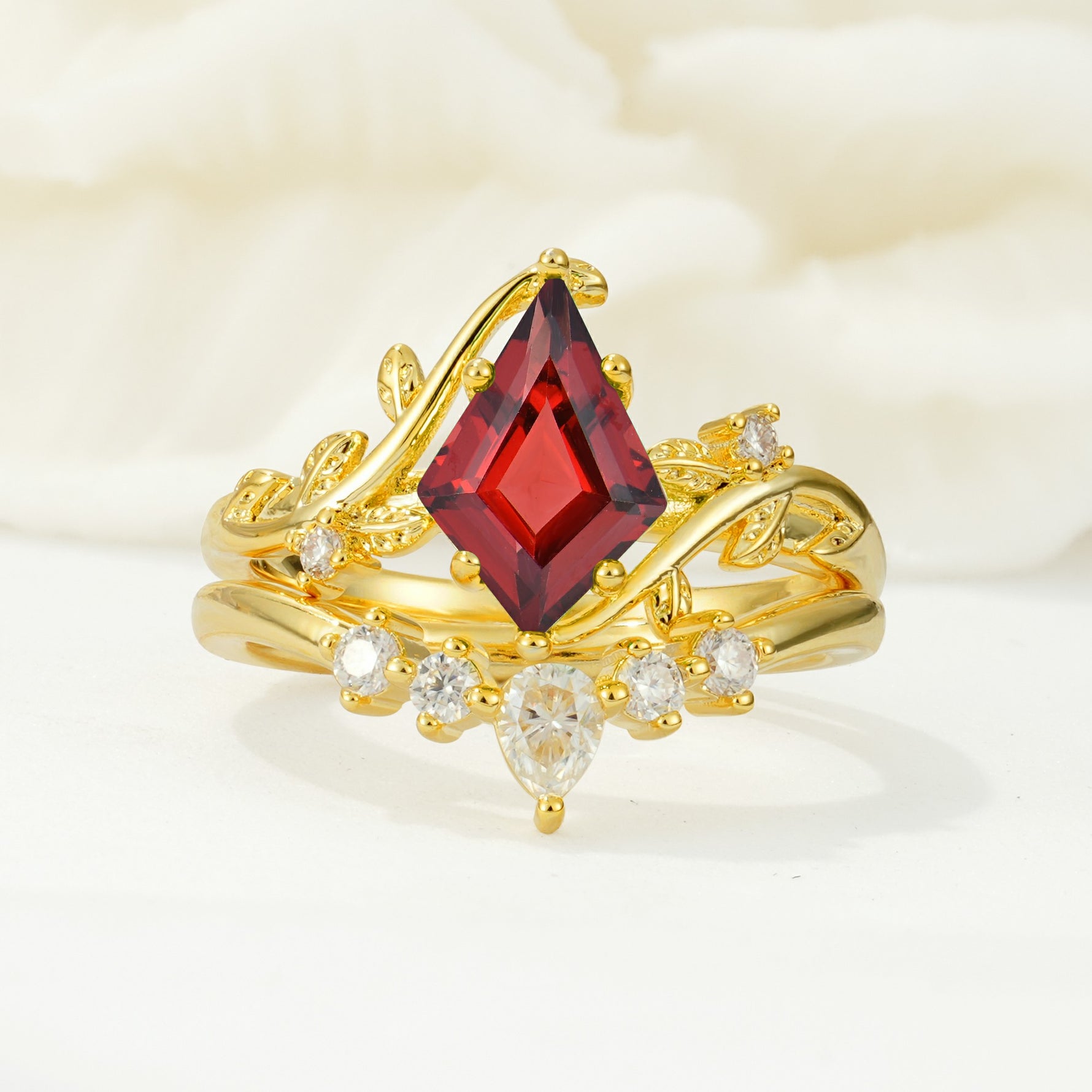 SR17116 Garnet Ring - Additional view